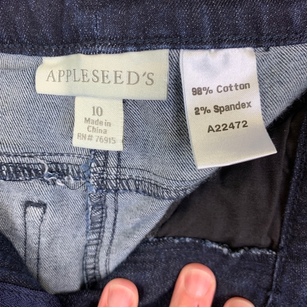 Appleseed's Dark Wash Straight Leg Jeans - 10 - Picture 5 of 5